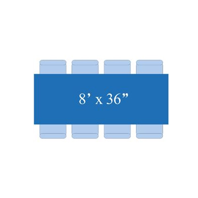 8' X 36` BANQUET TABLES