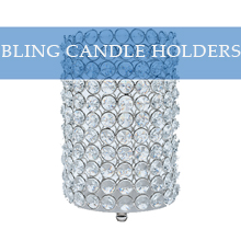 BLING CANDLE HOLDERS