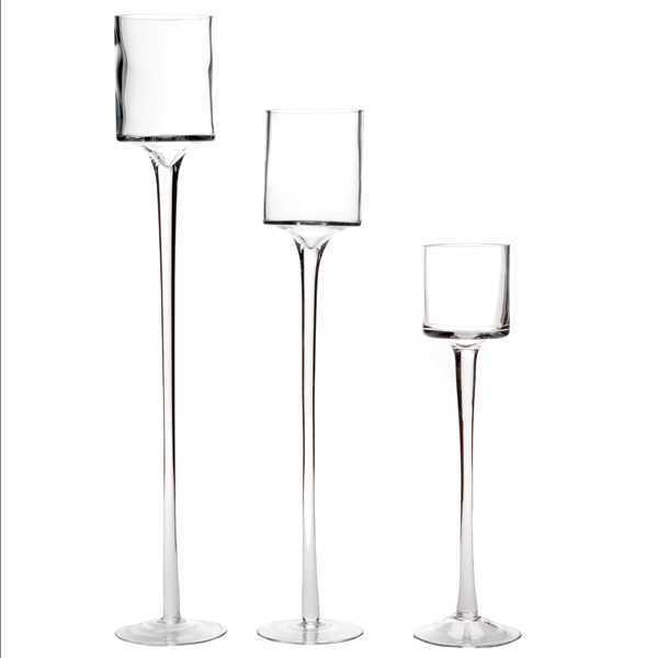 GLASS GOBLET TRIO HOLDER