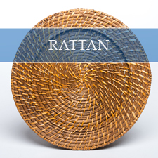 RATTAN CHARGER PLATE