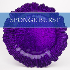 SPONGE BURST CHARGER PLATE