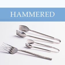 HAMMERED SERVING UTENSILS