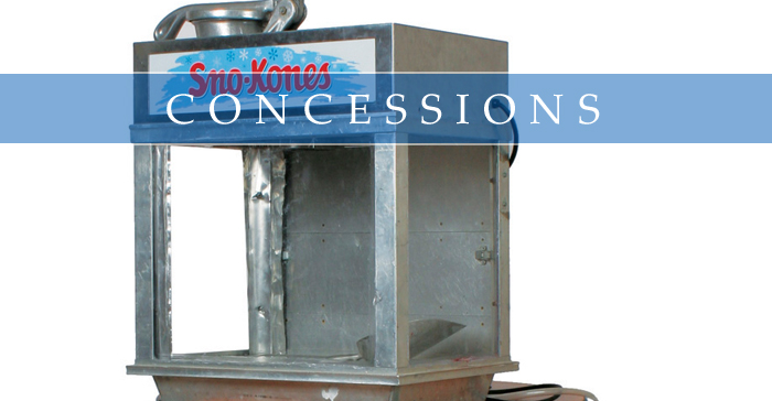 CONCESSIONS RENTALS CONCESSIONS RENTALS