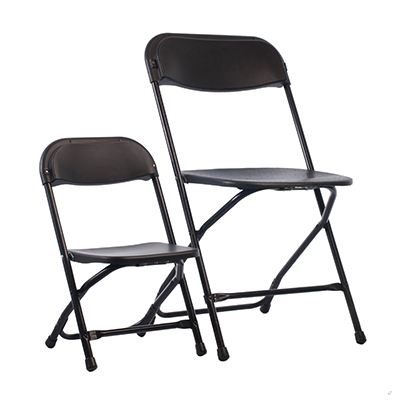 FOLDING CHAIR, BLACK